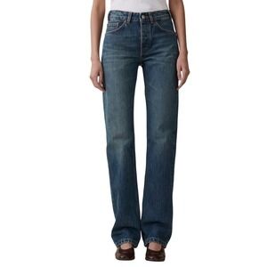 JEANERICA CW002 Mid Vintage Straight Leg‎ Jeans Women Size 27 32 Organic Cotton